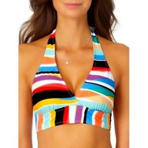 ANNE Cole Banded Halter Bikini Top, Choose Sz/Color